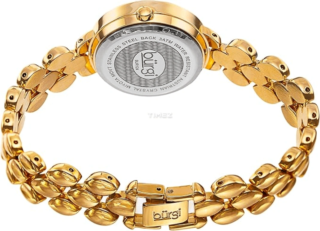 Burgi,Other 28mm,28mm,Composite,Gold,Quartz,Hardlex,Round,BUR124YG