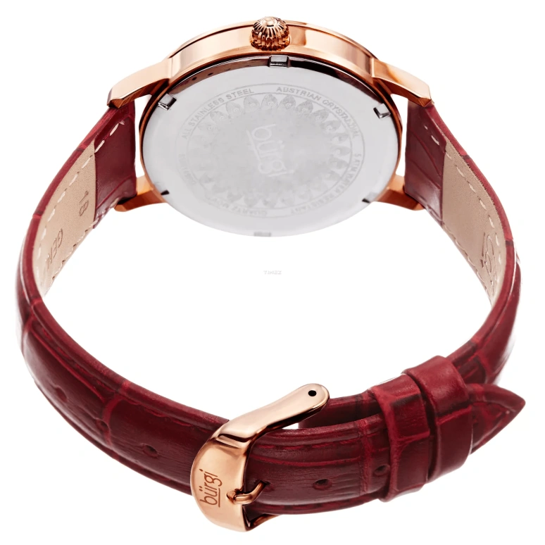 Burgi,Other 36mm,36mm,Stainless Steel,Silver,Quartz,Hardlex,Round,BUR149RD