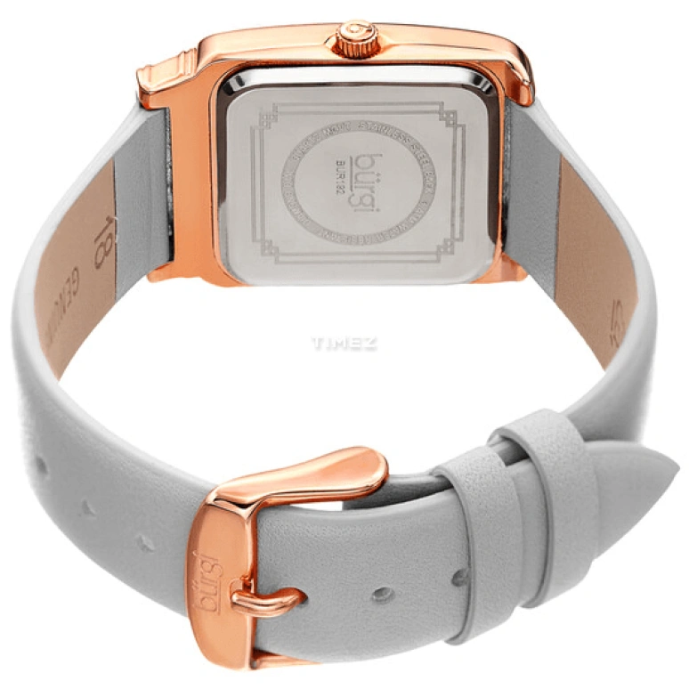 Burgi,Other 28mm,28mm,Composite,White,Quartz,Hardlex,Rectangular,BUR192WT