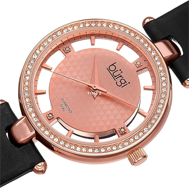 Burgi,Other 38mm,38mm,Composite,Rose Gold,Quartz,Hardlex,Sapphire,Round,BUR104RG