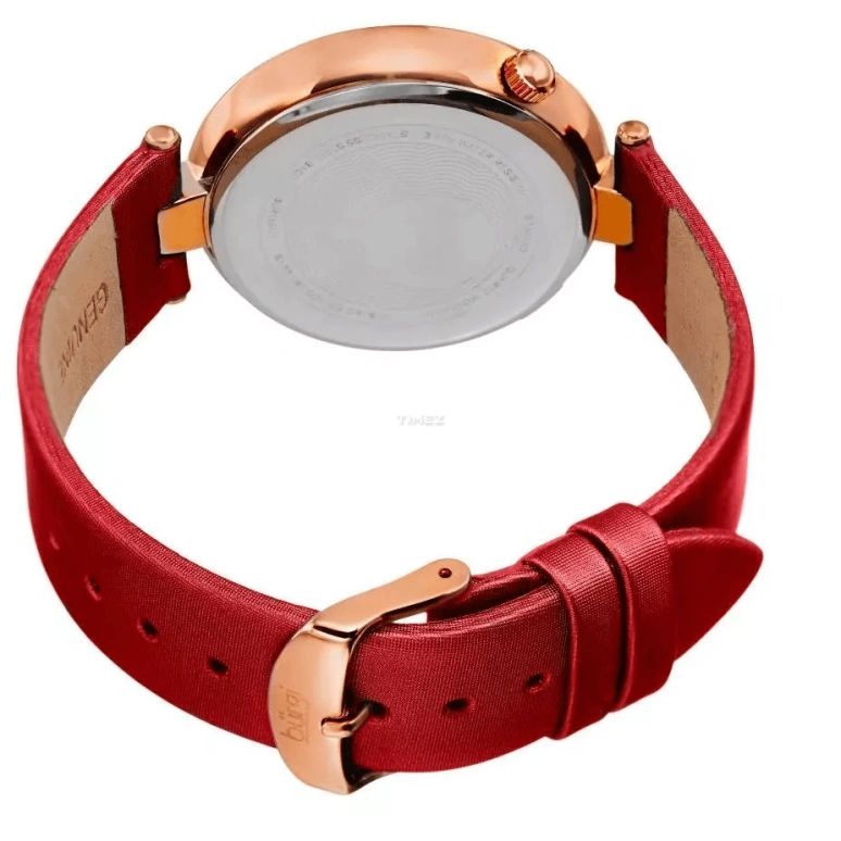 Burgi,Other 40mm,40mm,Composite,White,Silver,Gold,Quartz,Hardlex,Round,BUR155RD