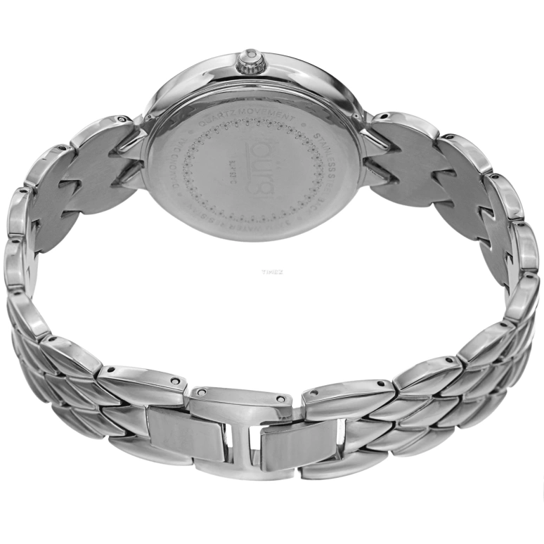 Burgi,Other 34mm,34mm,Composite,White,Quartz,Hardlex,Round,BUR193SS