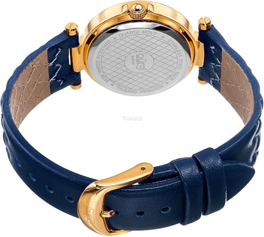 Burgi,Other 31mm,31mm,Composite,White,Quartz,Hardlex,Round,BUR154BU