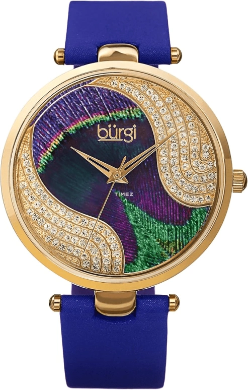 Burgi,Other 38mm,38mm,Composite,Multi-Color,Quartz,Hardlex,Sapphire,Round,BUR131BU