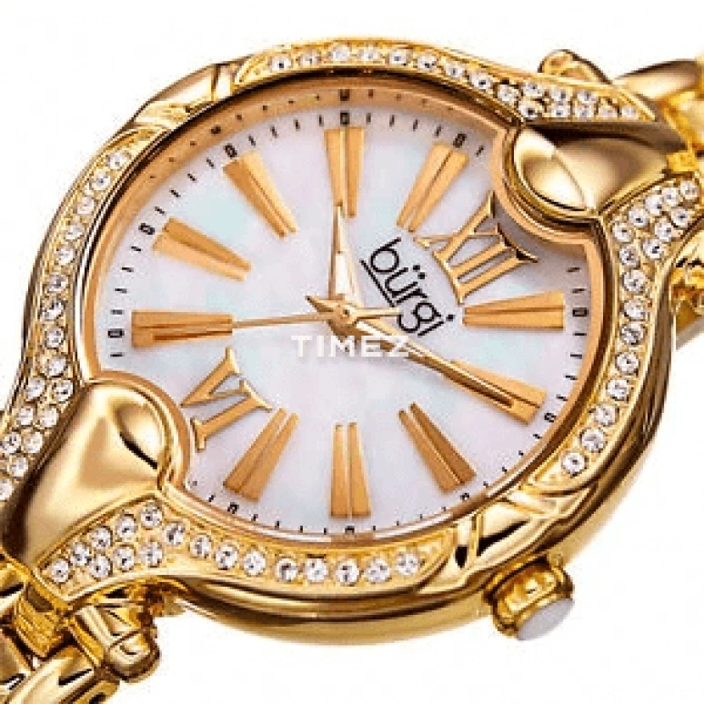 Burgi,Other 35mm,35mm,Composite,White,Quartz,Hardlex,Sapphire,Round,BUR163YG