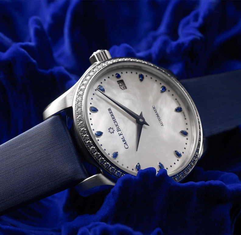 Carl F. Bucherer,Manero 35.50mm,35.50mm,Stainless Steel,White,Automatic,Day,Sapphire,00,00.10922.08.79.99