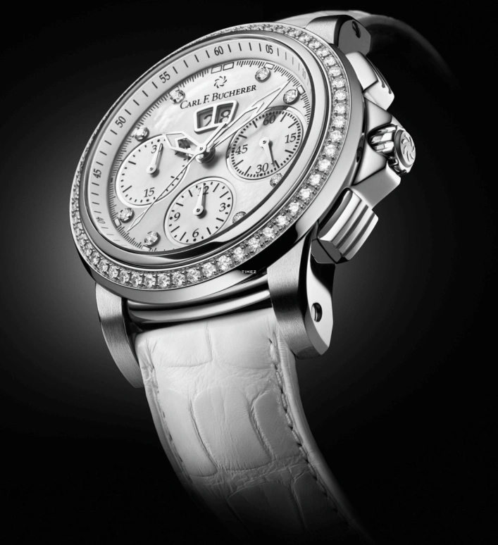 Carl F. Bucherer,Patravi 40mm,40mm,Stainless Steel,White,Automatic,Chronograph,Day,00,00.10611.08.84.13