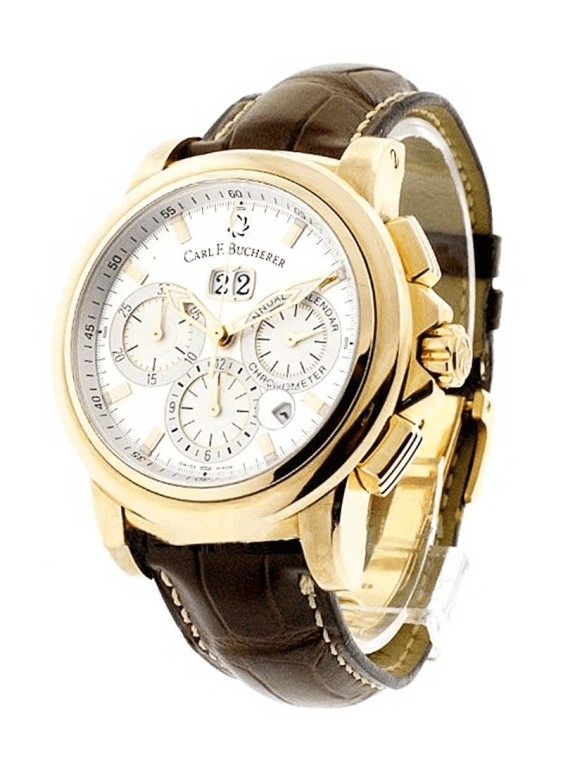 Carl F. Bucherer,Patravi 42mm,42mm,Rose Gold,Silver White,Automatic,Chronograph,Perpetual Calendar,Annual Calendar,Day,Sapphire,Round,00,00.10619.03.13.01