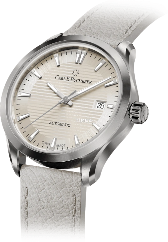 Carl F. Bucherer,Manero 38mm,38mm,Stainless Steel,Sand,Automatic,Day,Sapphire,Crystal Glass,00,00.10929.08.93.02
