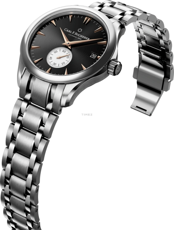 Carl F. Bucherer,Manero 40.60mm,40.60mm,Stainless Steel,Black,Automatic,Day,Sapphire,Crystal Glass,00,00.10924.08.33.21