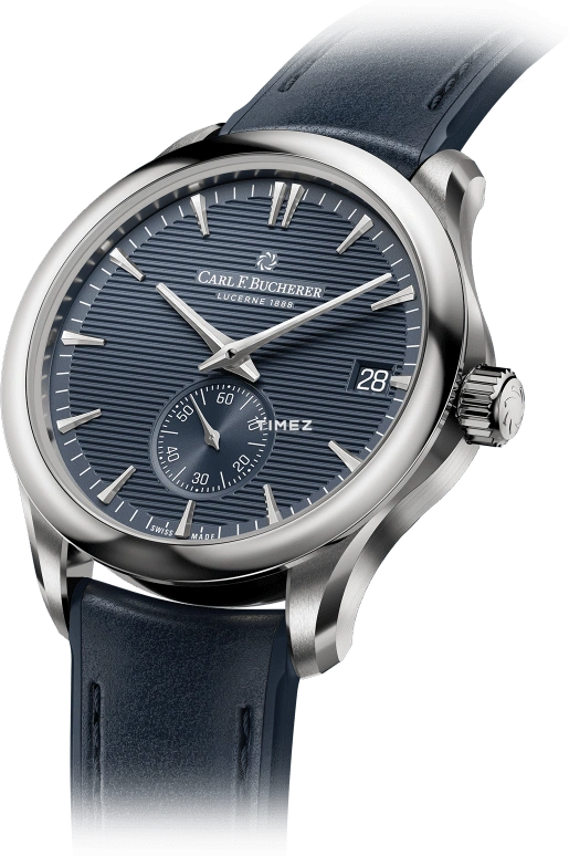 Carl F. Bucherer,Manero 40.60mm,40.60mm,Stainless Steel,Blue,Automatic,Day,Sapphire,Crystal Glass,00,00.10924.08.53.02