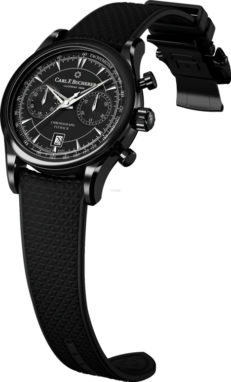 Carl F. Bucherer,Manero 43mm,43mm,Stainless Steel,Black,Automatic,Chronograph,Day,00,00.10919.12.33.01