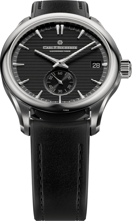 Carl F. Bucherer,Manero 40.60mm,40.60mm,Stainless Steel,Black,Automatic,Day,Sapphire,Crystal Glass,00,00.10924.08.33.02