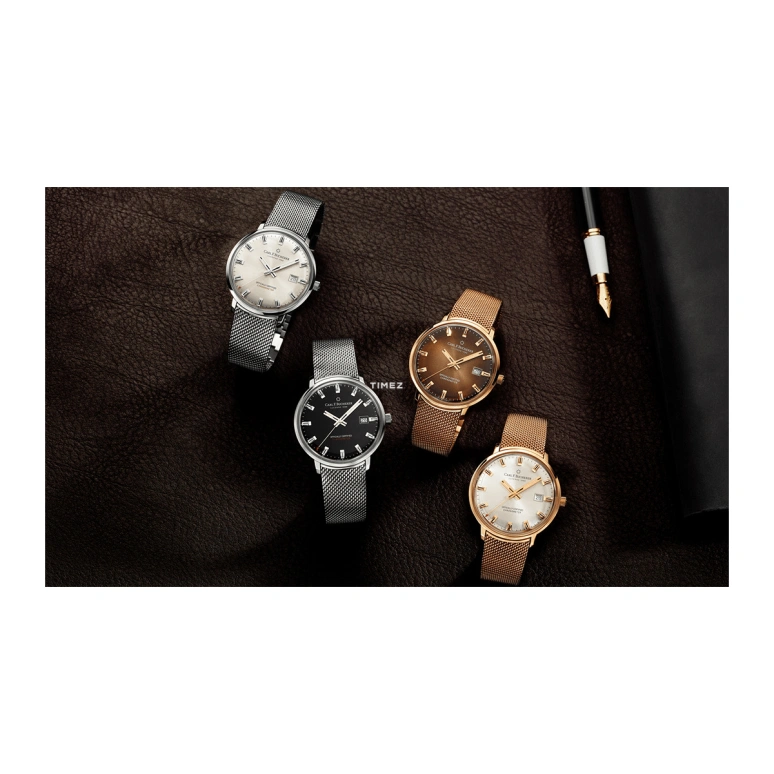 Carl F. Bucherer,Heritage 39mm,39mm,Rose Gold,White,Automatic,Day,Sapphire,Crystal Glass,00,00.10804.03.13.21