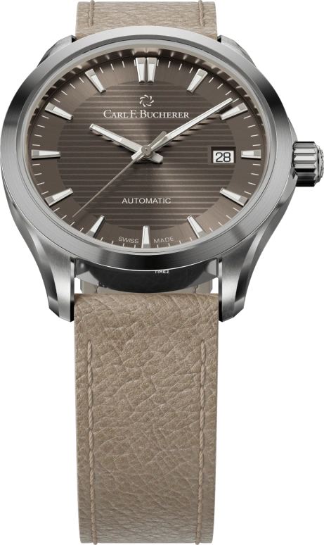 Carl F. Bucherer,Manero 38mm,38mm,Stainless Steel,Brown,Automatic,Day,Sapphire,Crystal Glass,00,00.10929.08.93.01