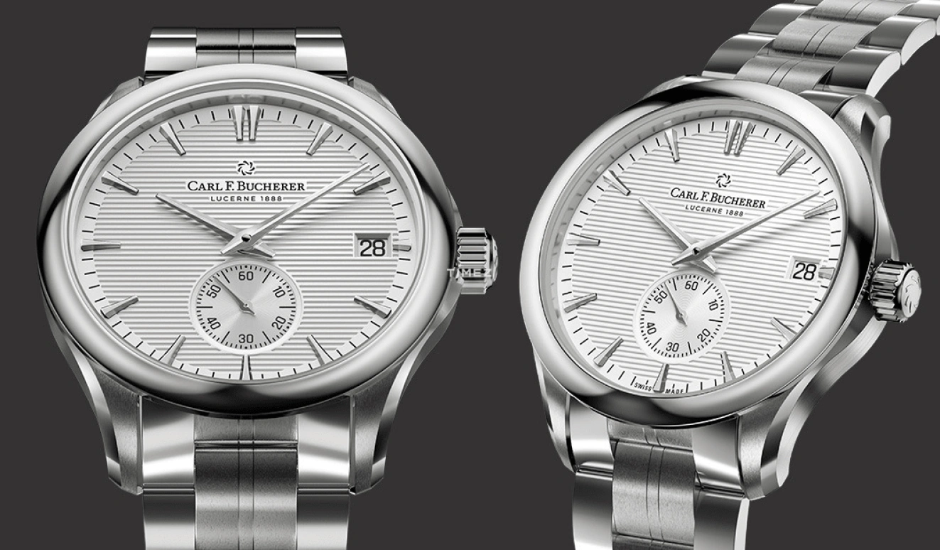 Carl F. Bucherer,Manero 40.60mm,40.60mm,Stainless Steel,Silver White,Automatic,Day,Sapphire,Crystal Glass,00,00.10924.08.13.22