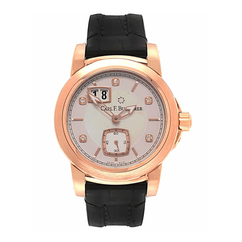 Carl F. Bucherer,Patravi 38.50mm,38.50mm,Rose Gold,Silver White,White,Automatic,Big Date,Round,00,00.10630.03.77.01