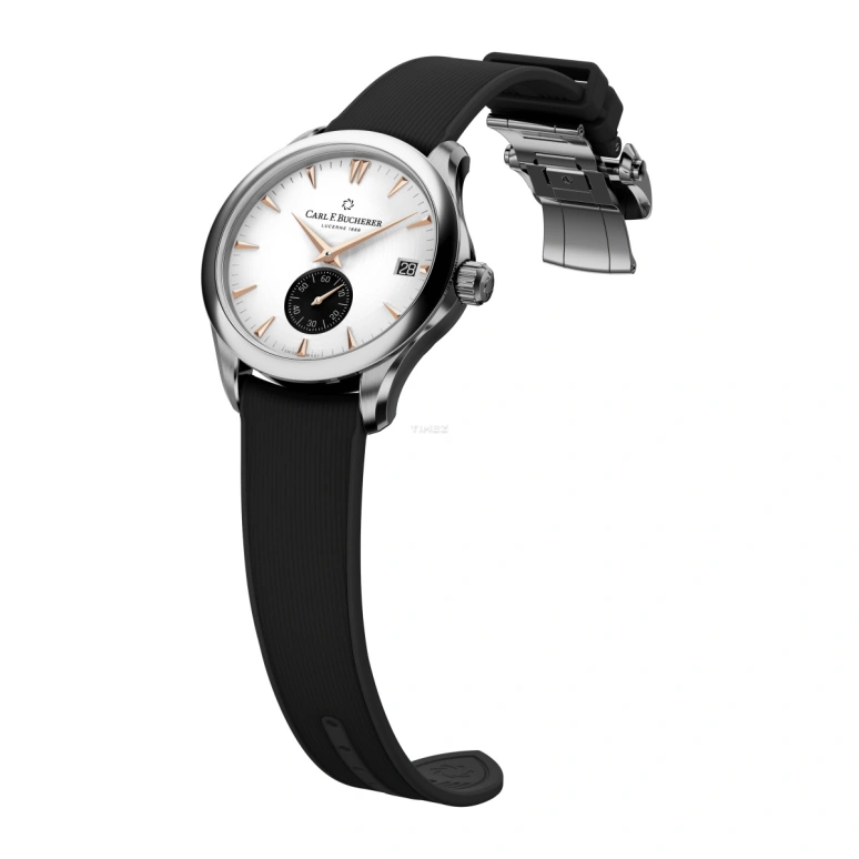 Carl F. Bucherer,Manero 40.60mm,40.60mm,Stainless Steel,White,Automatic,Day,Sapphire,Crystal Glass,00,00.10924.08.13.01
