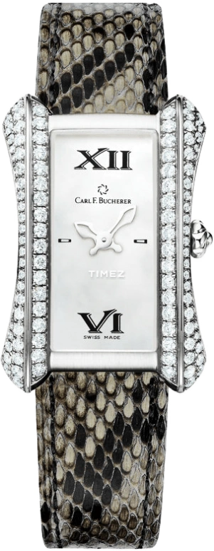 Carl F. Bucherer,alacria 38mm,38mm,White Gold,Silver White,Quartz,00,00.10701.02.71.12