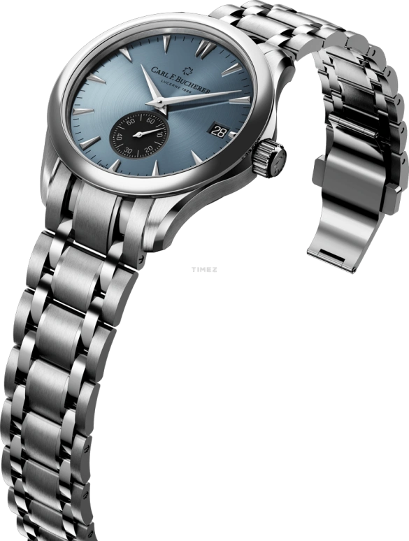 Carl F. Bucherer,Manero 40.60mm,40.60mm,Stainless Steel,Blue,Automatic,Day,Sapphire,Crystal Glass,00,00.10924.08.53.21