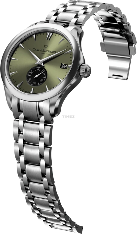 Carl F. Bucherer,Manero 40.60mm,40.60mm,Stainless Steel,Green,Automatic,Day,Sapphire,Crystal Glass,00,00.10924.08.93.22