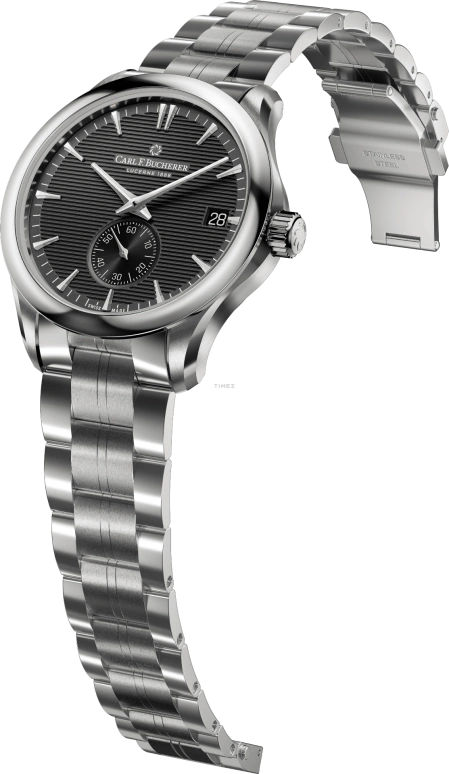 Carl F. Bucherer,Manero 40.60mm,40.60mm,Stainless Steel,Black,Automatic,Day,Sapphire,Crystal Glass,00,00.10924.08.33.22