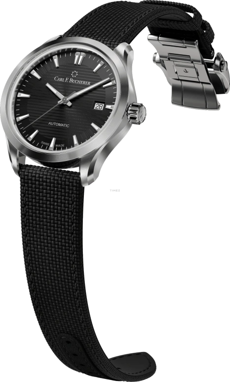 Carl F. Bucherer,Manero 38mm,38mm,Stainless Steel,Black,Automatic,Day,Sapphire,Crystal Glass,00,00.10929.08.33.01