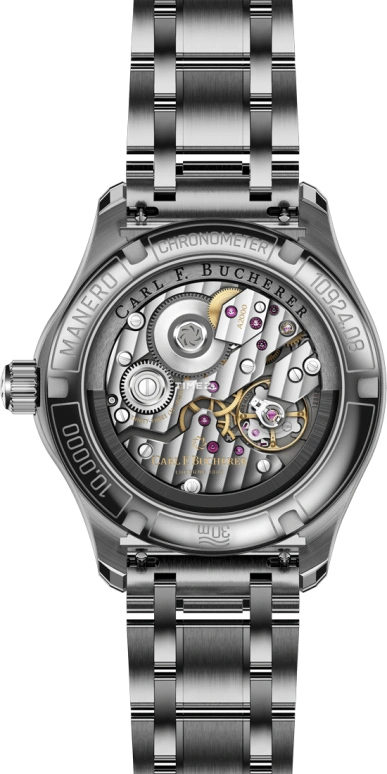 Carl F. Bucherer,Manero 40.60mm,40.60mm,Stainless Steel,Salmon,Automatic,Day,Sapphire,Crystal Glass,00,00.10924.08.93.23