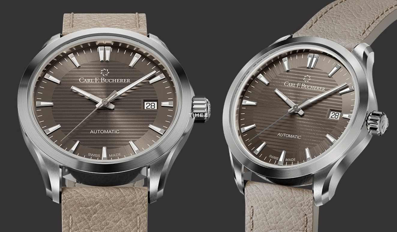 Carl F. Bucherer,Manero 38mm,38mm,Stainless Steel,Brown,Automatic,Day,Sapphire,Crystal Glass,00,00.10929.08.93.01