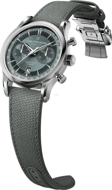 Carl F. Bucherer,Manero 43mm,43mm,Stainless Steel,Blue,Grey,Automatic,Chronograph,Day,Flyback,00,00.10919.08.93.02