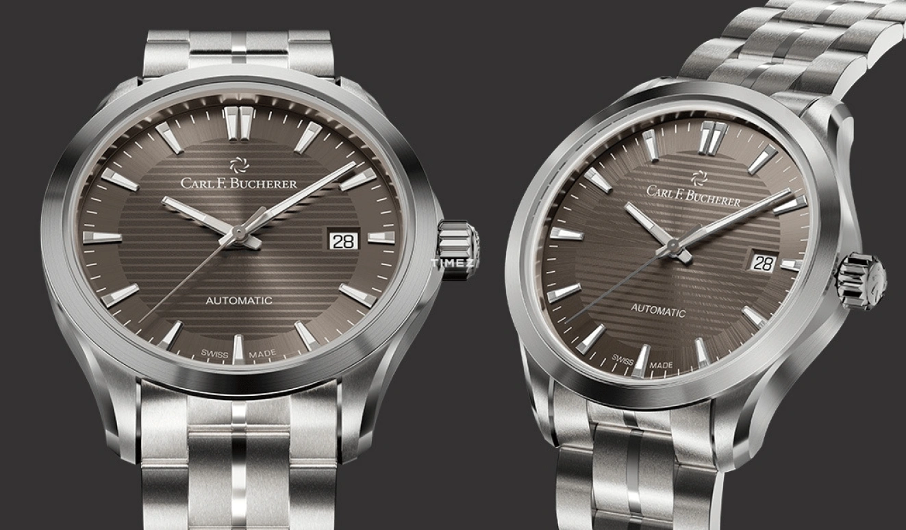 Carl F. Bucherer,Manero 38mm,38mm,Stainless Steel,Brown,Automatic,Day,Sapphire,Crystal Glass,00,00.10929.08.93.21