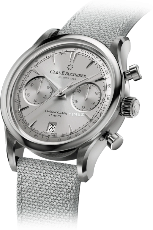 Carl F. Bucherer,Manero 40mm,40mm,Stainless Steel,Grey,Automatic,Chronograph,Day,Flyback,00,00.10927.08.93.01