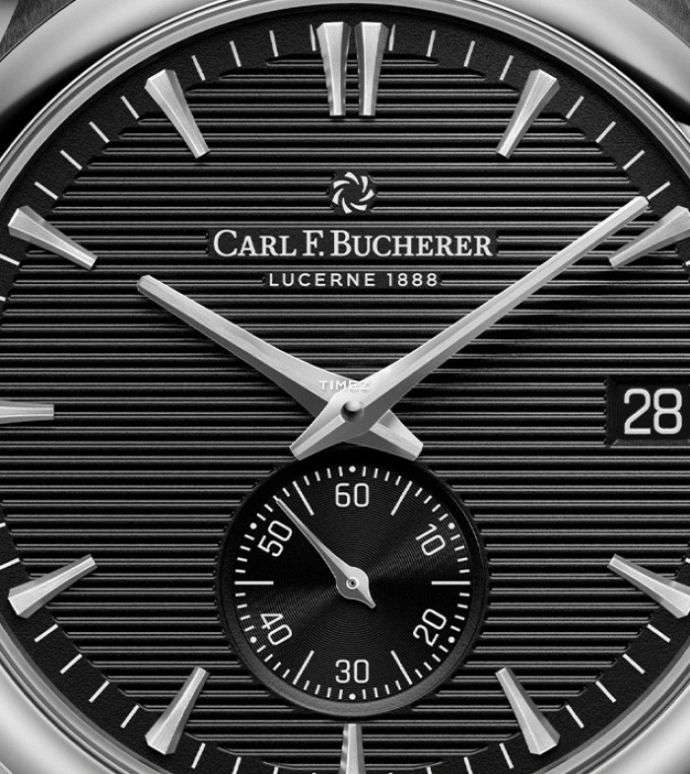 Carl F. Bucherer,Manero 40.60mm,40.60mm,Stainless Steel,Black,Automatic,Day,Sapphire,Crystal Glass,00,00.10924.08.33.02
