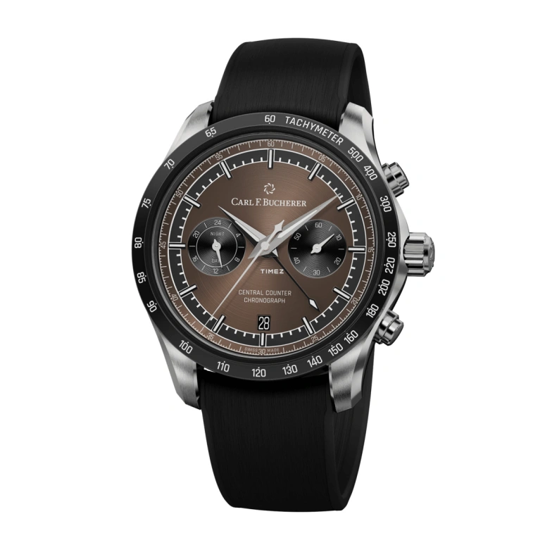 Carl F. Bucherer,Manero 42.50mm,42.50mm,Stainless Steel,Brown,Automatic,Chronograph,Day,00,00.10923.08.93.01