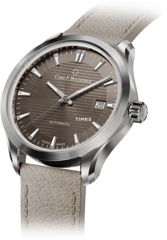 Carl F. Bucherer,Manero 38mm,38mm,Stainless Steel,Brown,Automatic,Day,Sapphire,Crystal Glass,00,00.10929.08.93.01