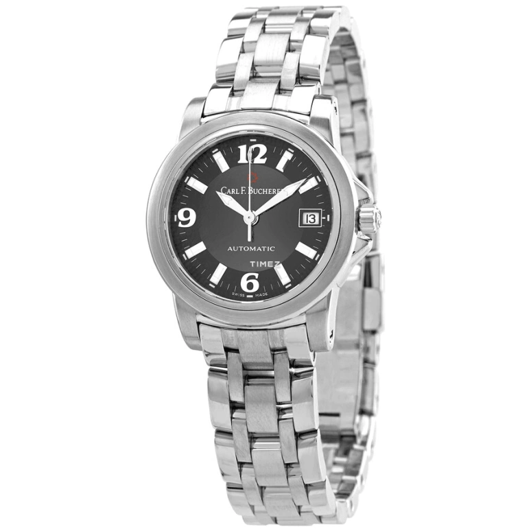 Carl F. Bucherer,Patravi 27mm,27mm,Stainless Steel,Grey,Automatic,Day,Sapphire,00,00.10621.08.36.21