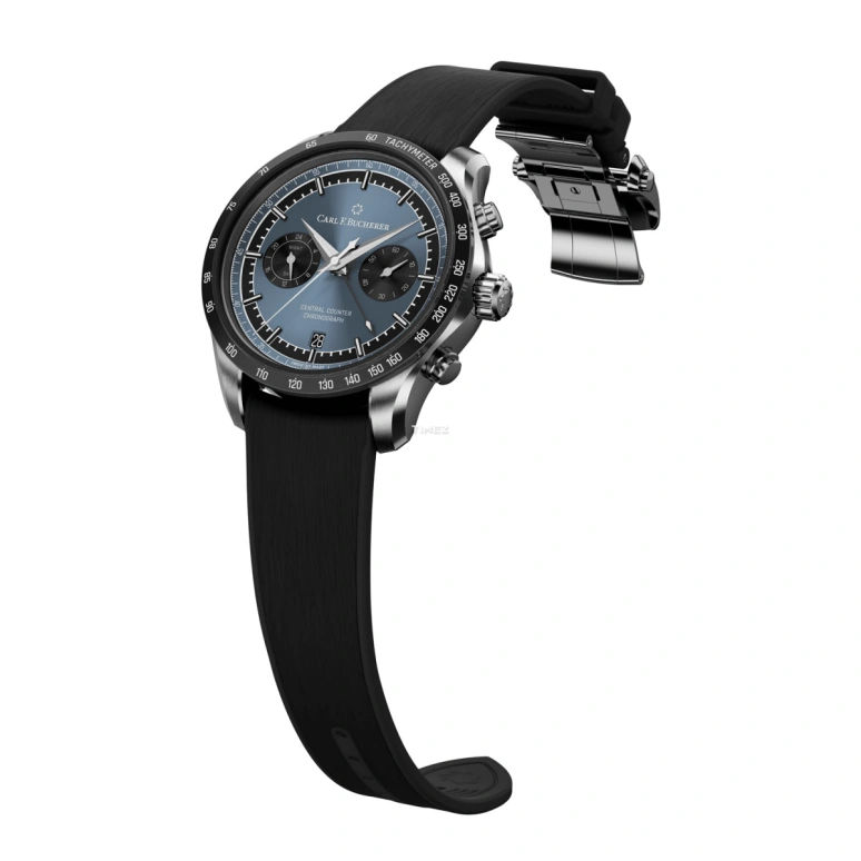 Carl F. Bucherer,Manero 42.50mm,42.50mm,Stainless Steel,Blue,Automatic,Chronograph,Day,00,00.10923.08.53.01