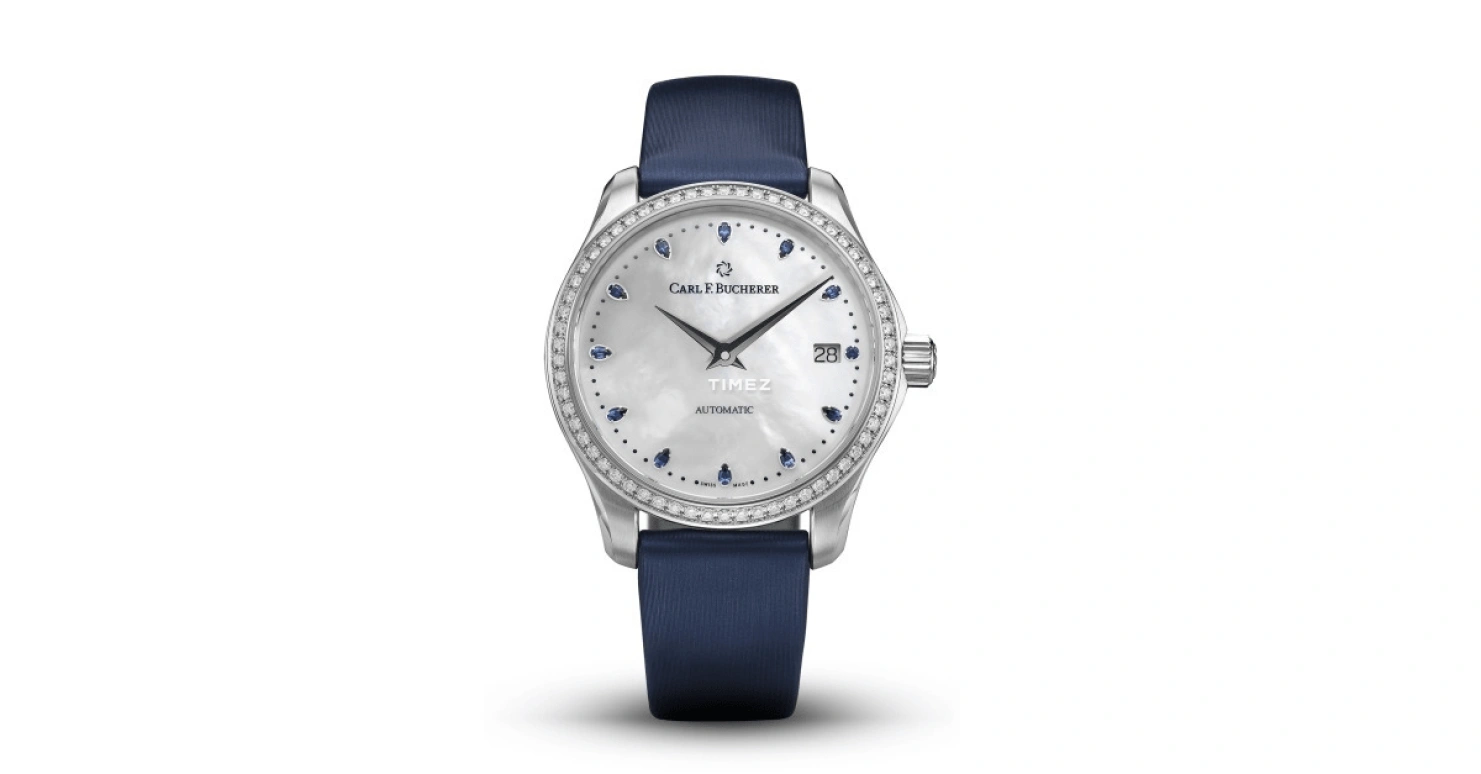 Carl F. Bucherer,Manero 35.50mm,35.50mm,Stainless Steel,White,Automatic,Day,Sapphire,00,00.10922.08.79.99