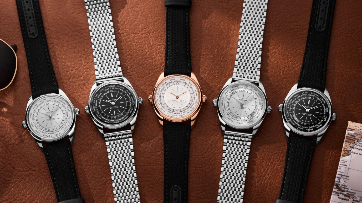 Carl F. Bucherer,Heritage 39mm,39mm,Rose Gold,Silver,Automatic,Dule Time,World Time,00,00.10805.03.13.01