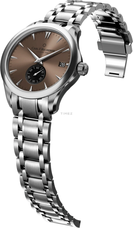Carl F. Bucherer,Manero 40.60mm,40.60mm,Stainless Steel,Brown,Automatic,Day,Sapphire,Crystal Glass,00,00.10924.08.93.21