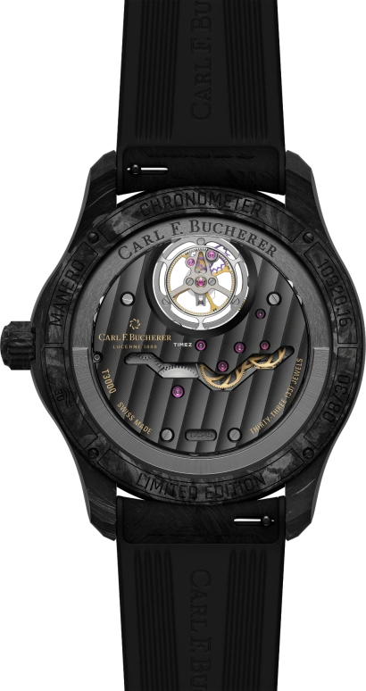 Carl F. Bucherer,Manero 43.10mm,43.10mm,Forged Carbon,Black,Automatic,Tourbillon,Sapphire,Crystal Glass,00,00.10920.16.33.01