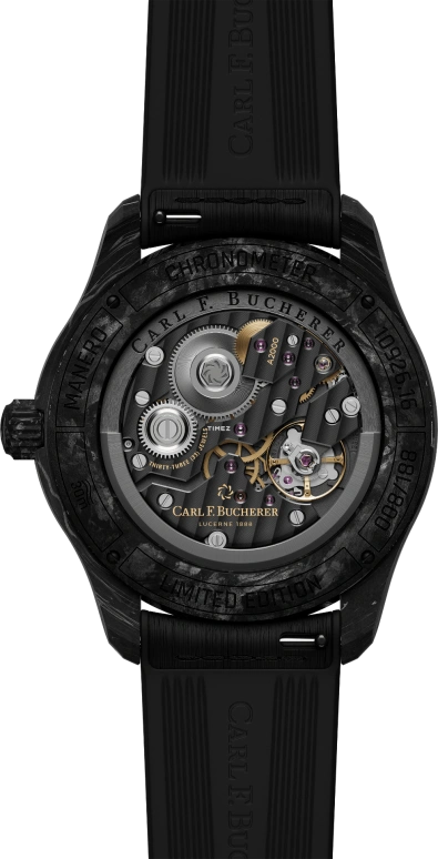 Carl F. Bucherer,Manero 41.60mm,41.60mm,Forged Carbon,Black,Automatic,Date,Big Date,00,00.10926.16.33.01