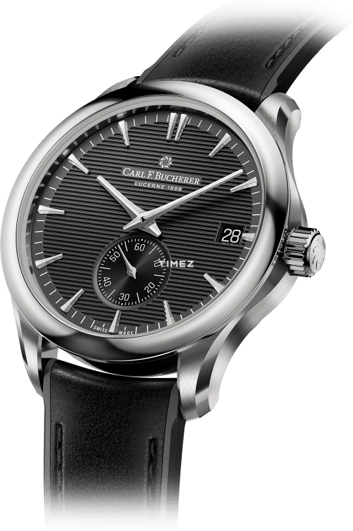 Carl F. Bucherer,Manero 40.60mm,40.60mm,Stainless Steel,Black,Automatic,Day,Sapphire,Crystal Glass,00,00.10924.08.33.02