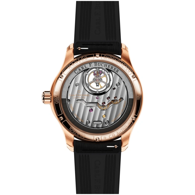 Carl F. Bucherer,Manero 43.10mm,43.10mm,Rose Gold,Black,Automatic,Tourbillon,Sapphire,Crystal Glass,00,00.10928.03.39.11