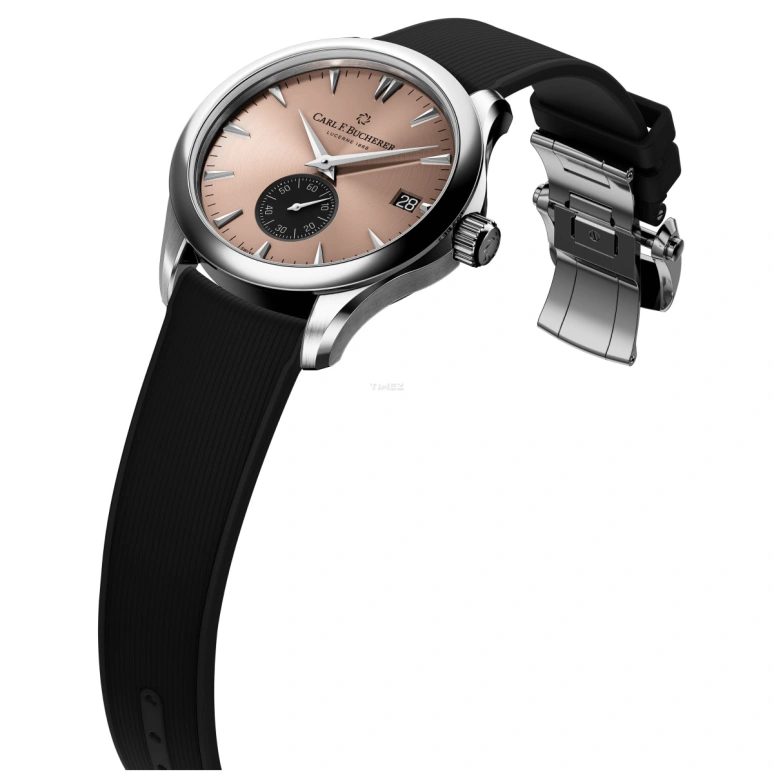 Carl F. Bucherer,Manero 40.60mm,40.60mm,Stainless Steel,Salmon,Automatic,Day,Sapphire,Crystal Glass,00,00.10924.08.93.03