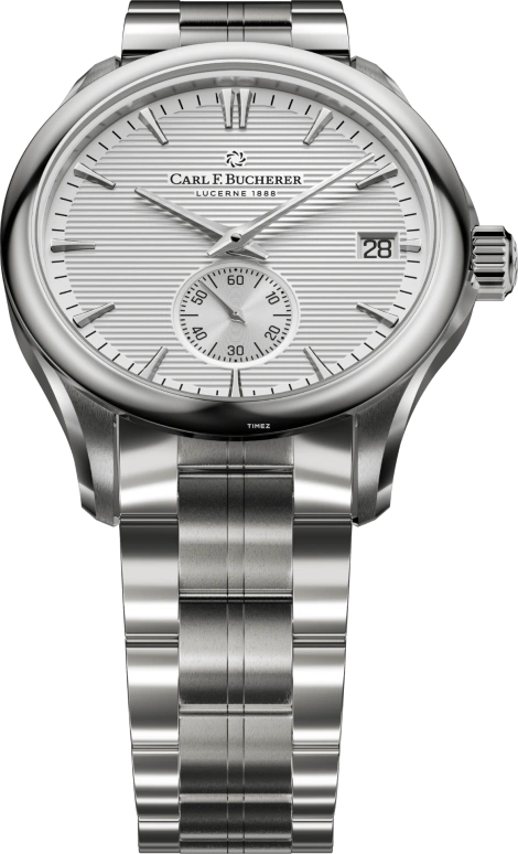 Carl F. Bucherer,Manero 40.60mm,40.60mm,Stainless Steel,Silver White,Automatic,Day,Sapphire,Crystal Glass,00,00.10924.08.13.22