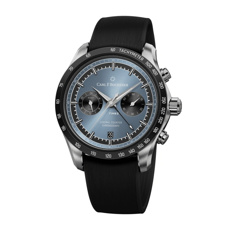 Carl F. Bucherer,Manero 42.50mm,42.50mm,Stainless Steel,Blue,Automatic,Chronograph,Day,00,00.10923.08.53.01