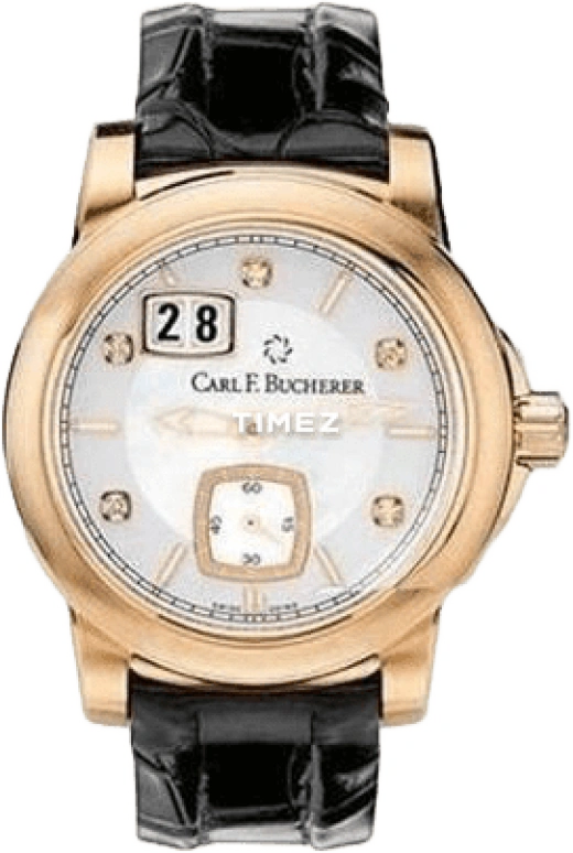 Carl F. Bucherer,Patravi 38.50mm,38.50mm,Rose Gold,Silver White,White,Automatic,Big Date,Round,00,00.10630.03.77.01