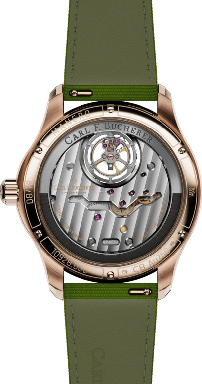 Carl F. Bucherer,Manero 43.10mm,43.10mm,Rose Gold,Green,Automatic,Tourbillon,Sapphire,Crystal Glass,00,00.10928.03.94.11