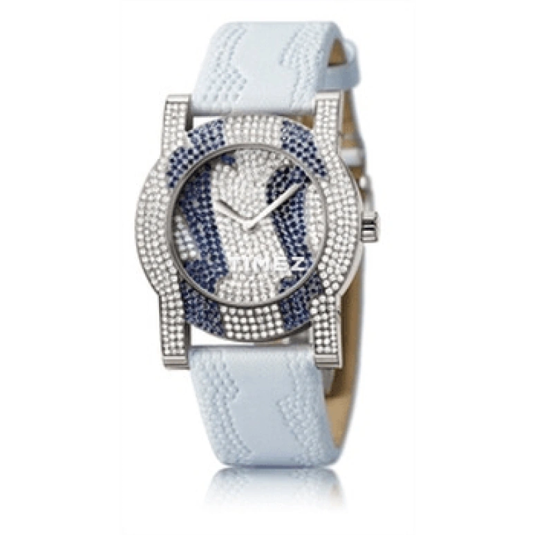 Carl F. Bucherer,Pathos 32mm,32mm,White Gold,Silver,Blue,Quartz,Sapphire,Round,00,00.10510.02.99.12